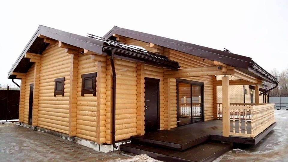 Строительство деревянной бани из клееного бруса под ключ в Оренбурге